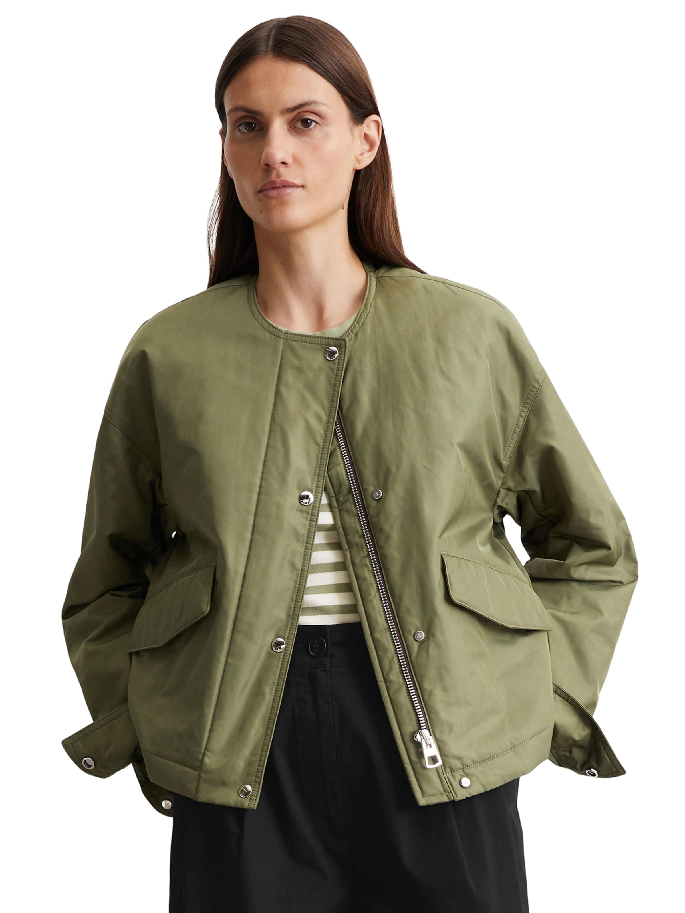 Marc O'Polo Jacke in Grün: Vorderseite