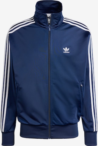 ADIDAS ORIGINALS Zip-Up Hoodie 'Adicolor Classics Firebird' in Blue: front