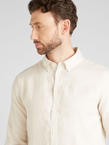 Regular fit Camicia 'Kristian' di Les Deux in beige