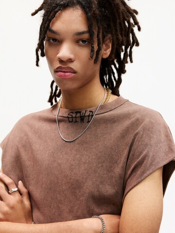 T-Shirt Pull&Bear en gris