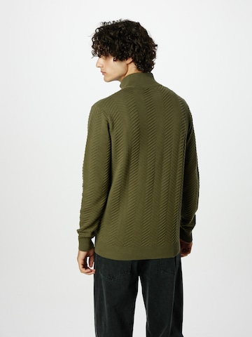 INDICODE JEANS Knit cardigan 'Huber' in Green