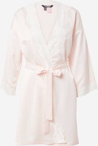 Robe de chambre Lauren Ralph Lauren en rose : devant