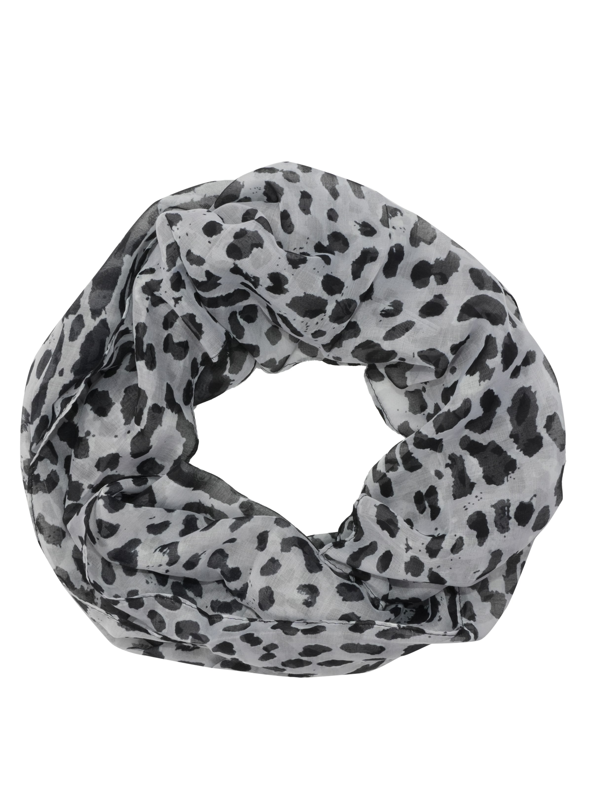 Seasons of April Schal 'Kiwi' in Grau: Vorderseite