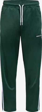 Pantaloni sportivi di Unfair Athletics in verde: frontale