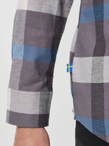 SWEDEMOUNT Regular fit Traditional button up shirt 'Nordkap' in Grey