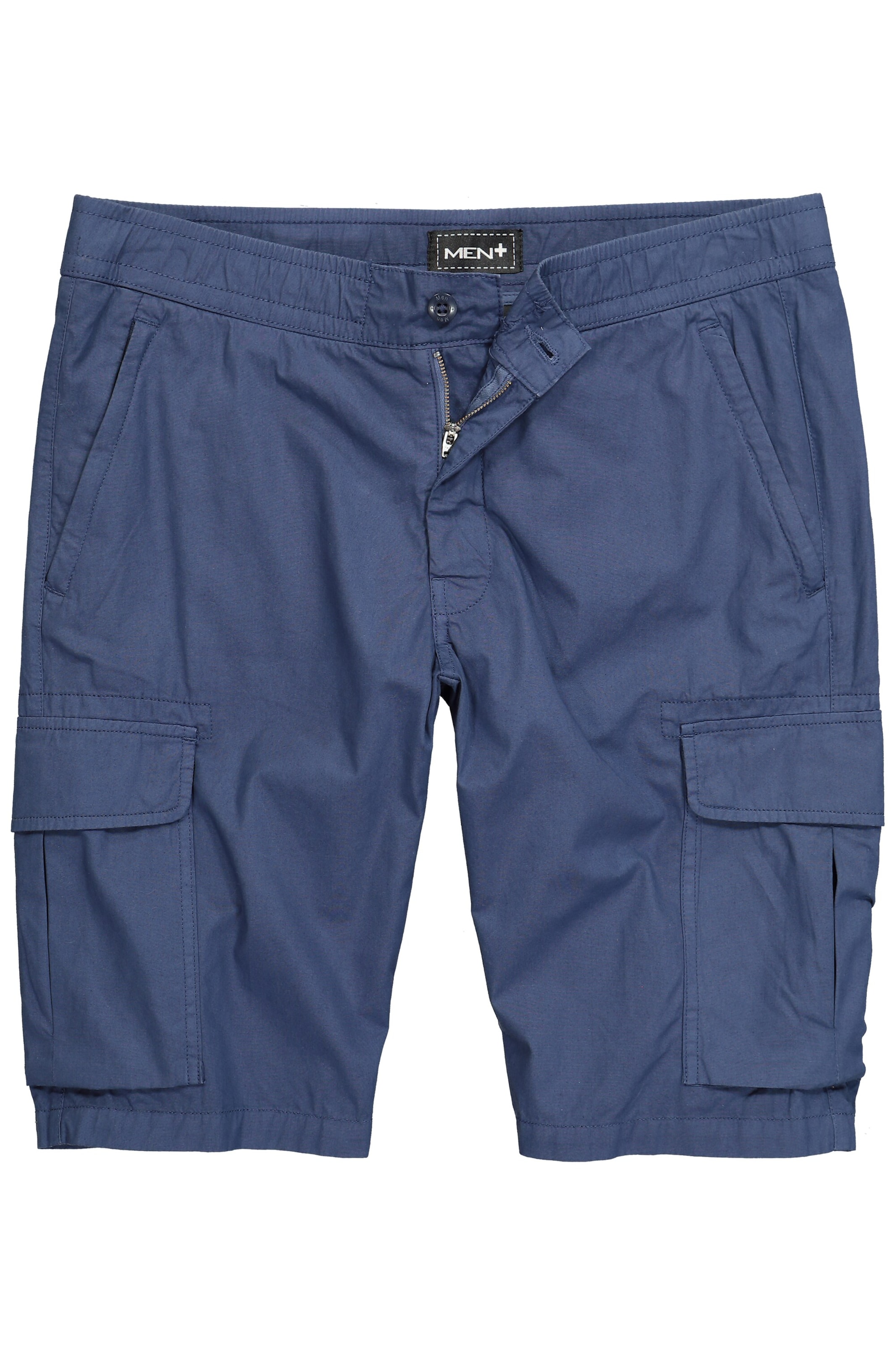 Men Plus Loosefit Hose in Blau: Vorderseite