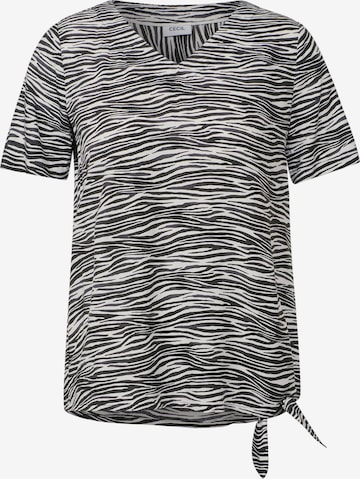 CECIL Blusenshirt mit Zebra Print in Grau: Vorderseite