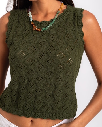 Tops en tricot THE-ARE en vert