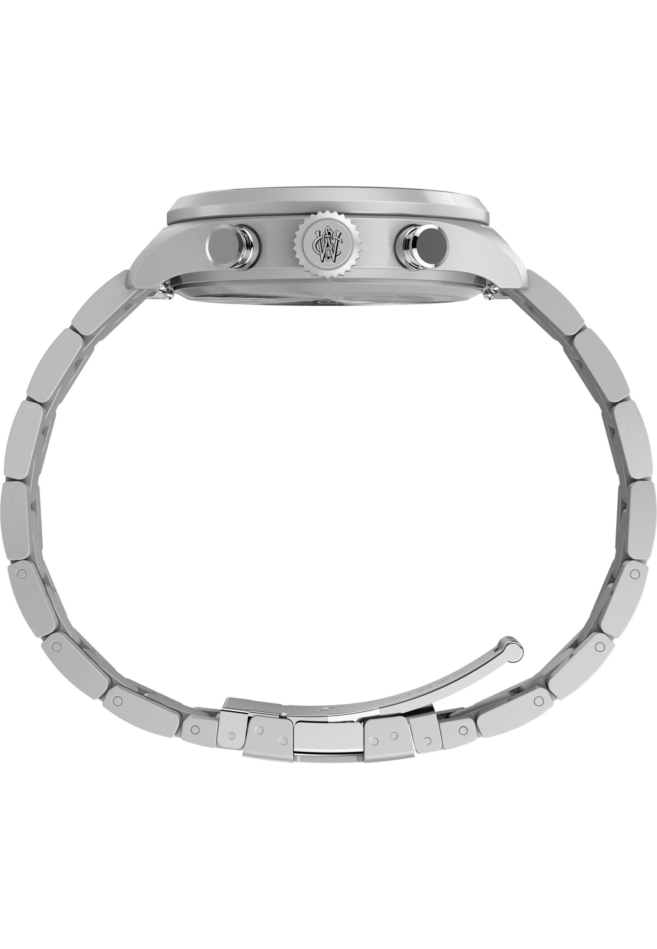 Montre à affichage analogique ' Waterbury Ace Fly-Back' TIMEX en argent