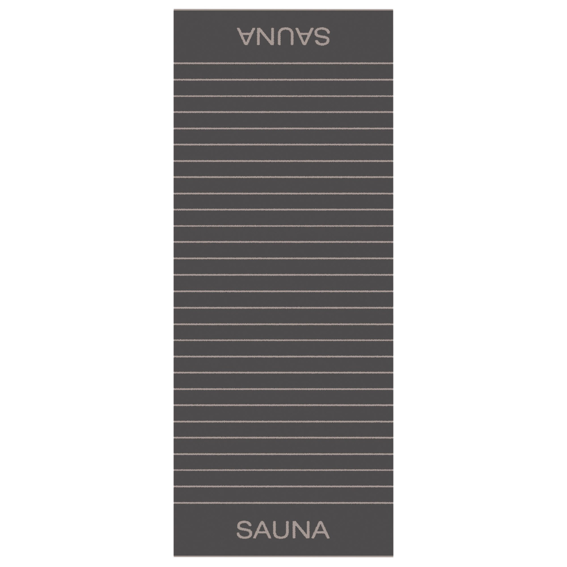 Serviette de plage Cawö en gris : devant