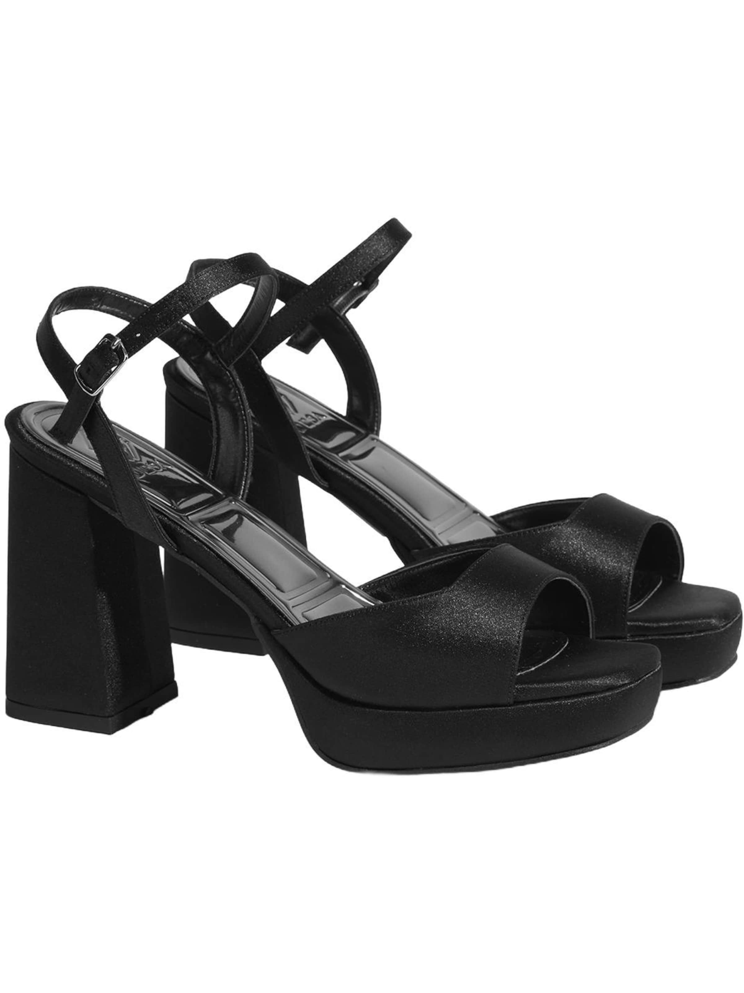 Desa - Sandalias de dedo 'Absätze' en negro