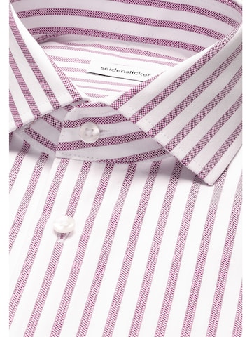 SEIDENSTICKER Regular fit Business shirt 'Schwarze Rose' in Pink