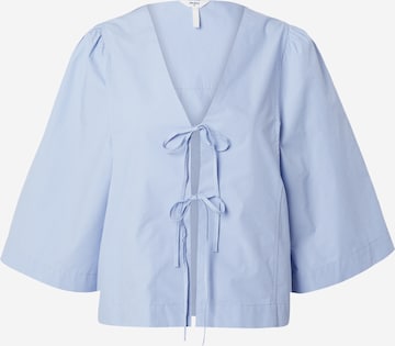 OBJECT - Blusa 'Demi' em azul: frente