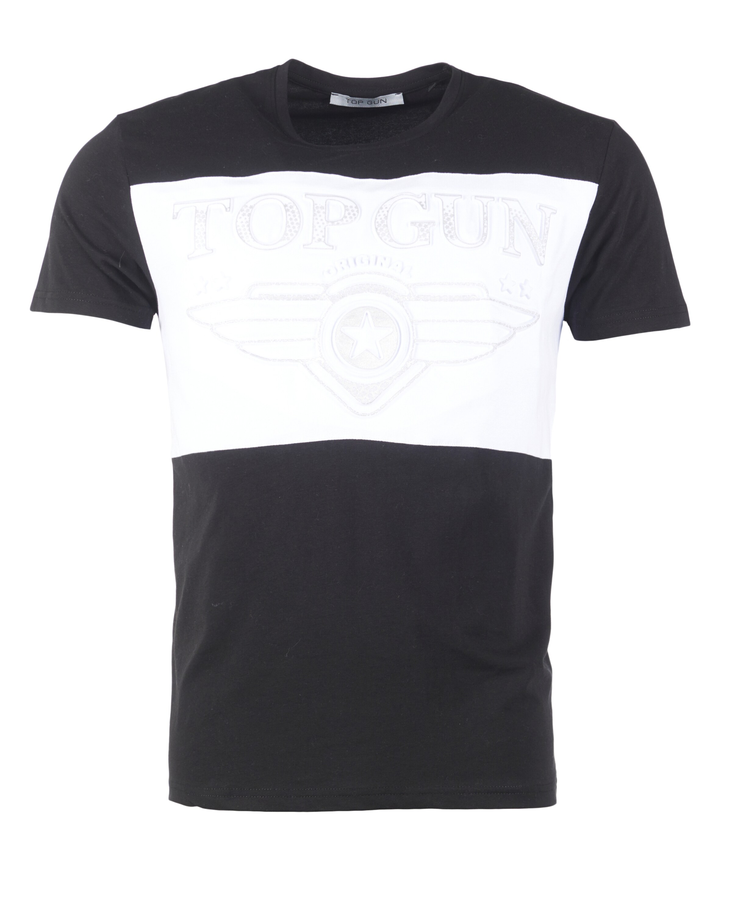 TOP GUN Shirt in Black: front