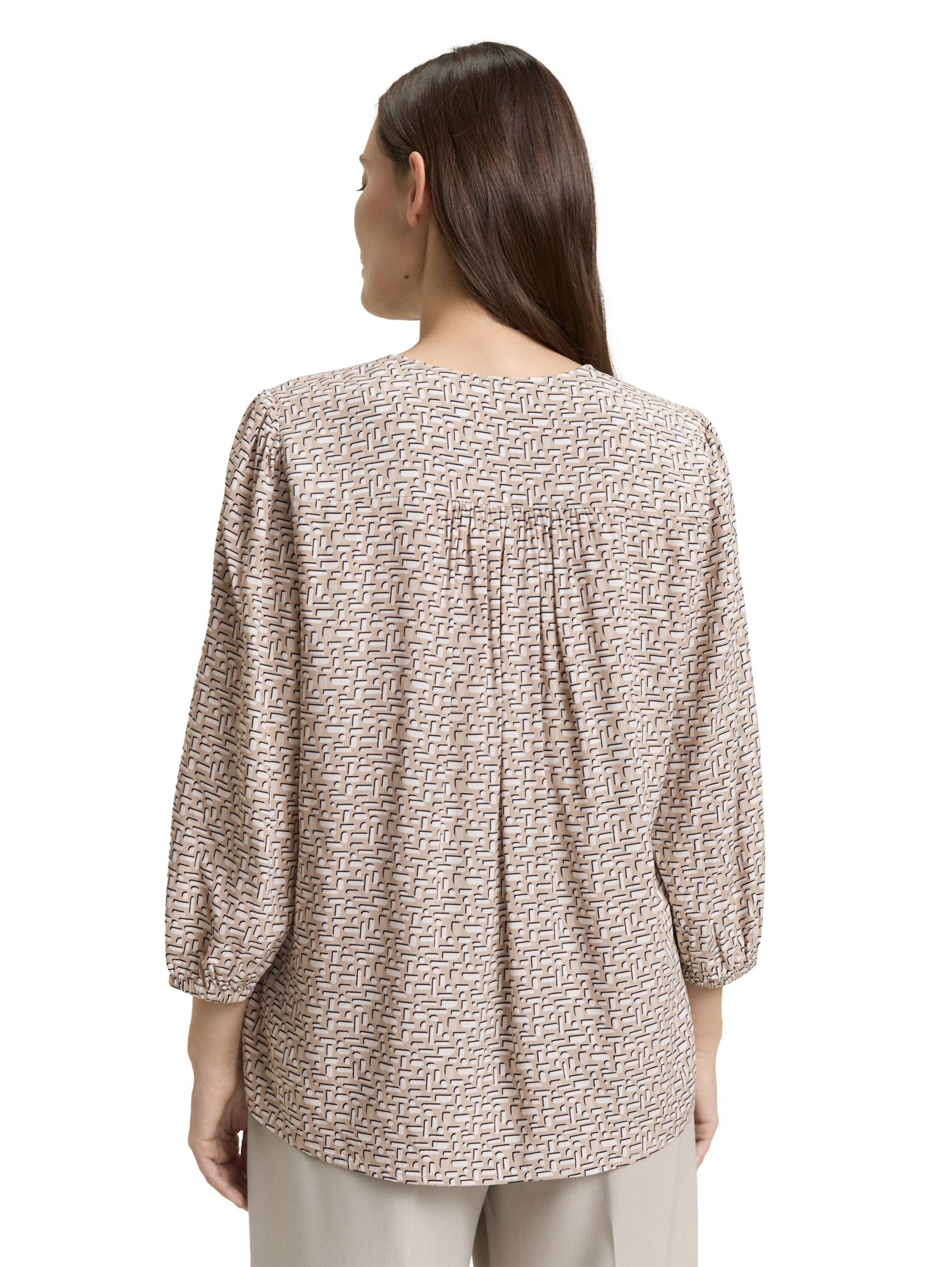 TOM TAILOR Bluse in Beige