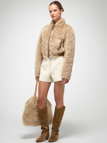 V S P Winter jacket 'Liviana' in Beige