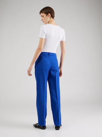 ESPRIT Normální Kalhoty s puky – modrá