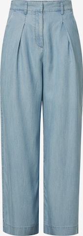 Salsa Jeans Wide leg Pleat-Front Pants in Blue: front