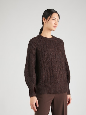 ONLY Sweater 'CHUNKY' in Brown: front