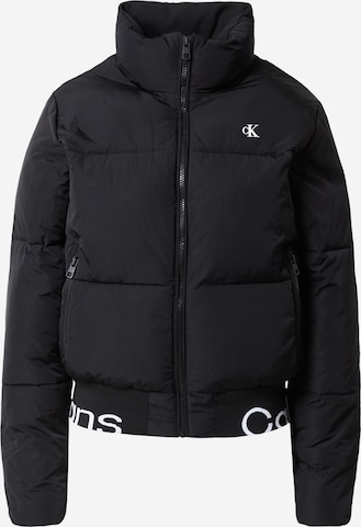 Calvin Klein Jeans Between-Season Jacket in Black: front