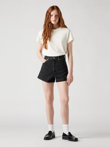 regular Jeans 'High Waisted Mom Short' di LEVI'S ® in nero: frontale