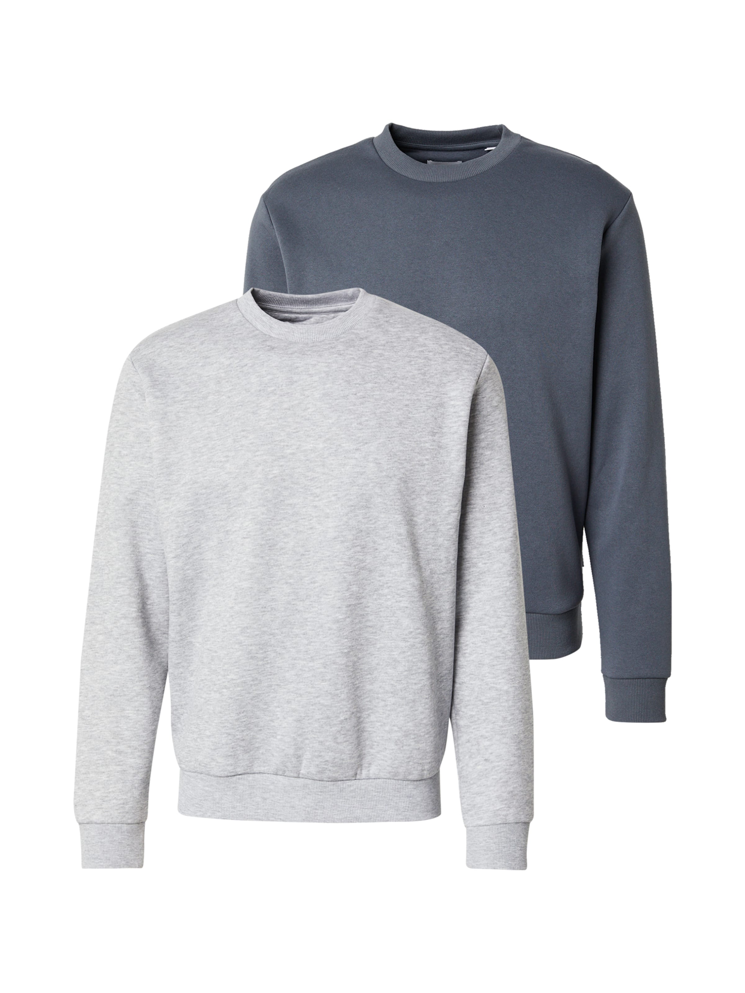JACK & JONES Sweatshirt 'JJEBRADLEY' in Blue: front