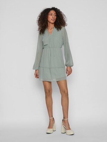 VILA Dress 'Dobby' in Green: front