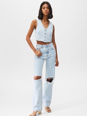 Regular Jean Pull&Bear en bleu : devant