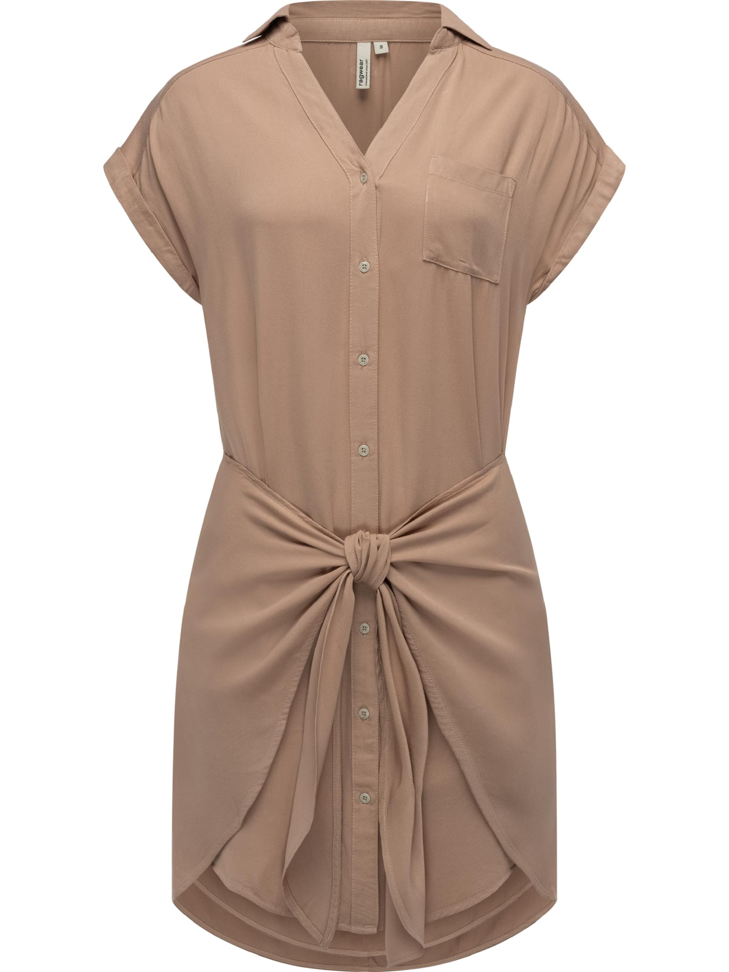 Ragwear Платье-рубашка 'Bahaya' в Коричневый: спереди