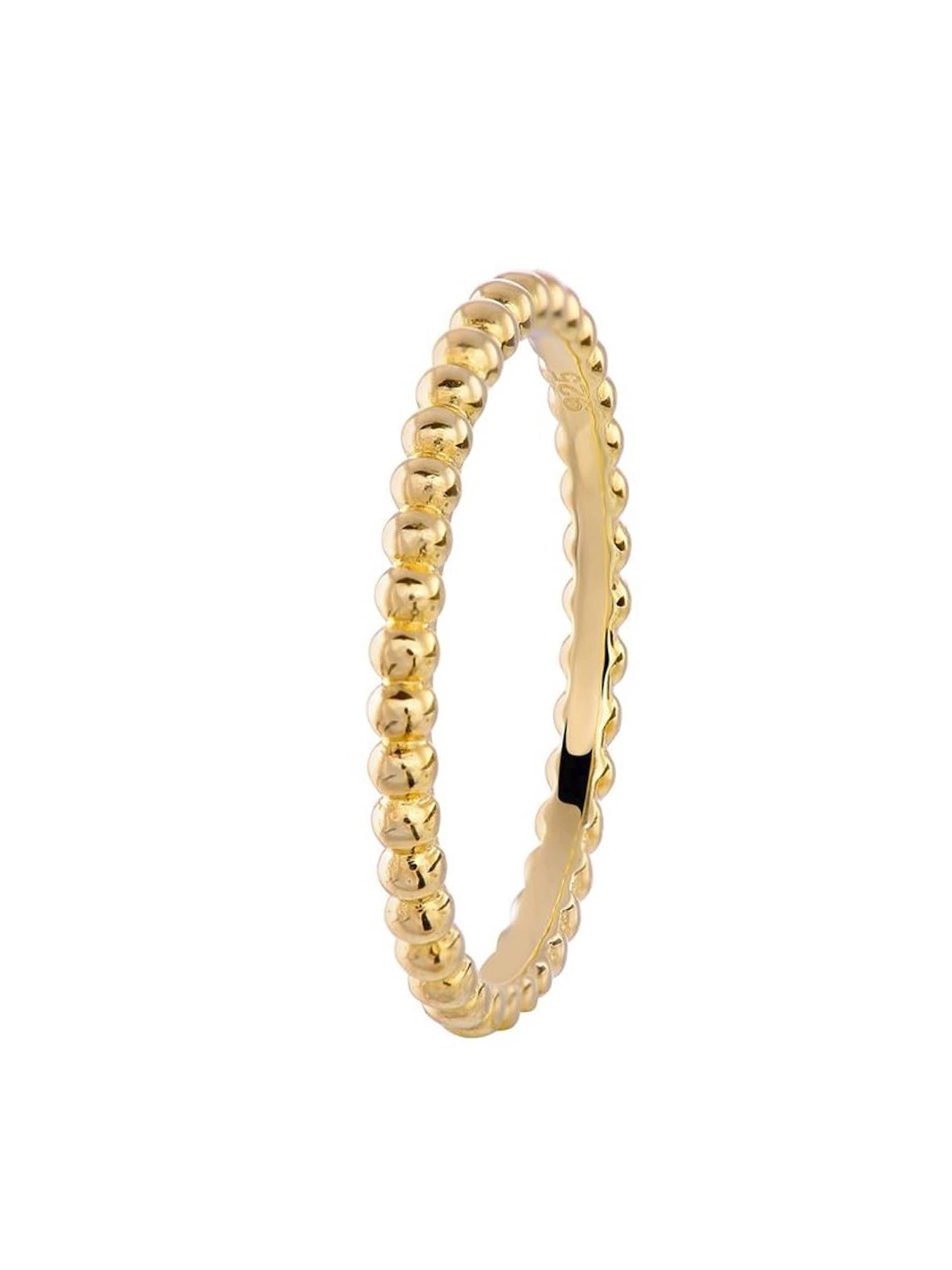 Lucardi Ring in Gold: Vorderseite