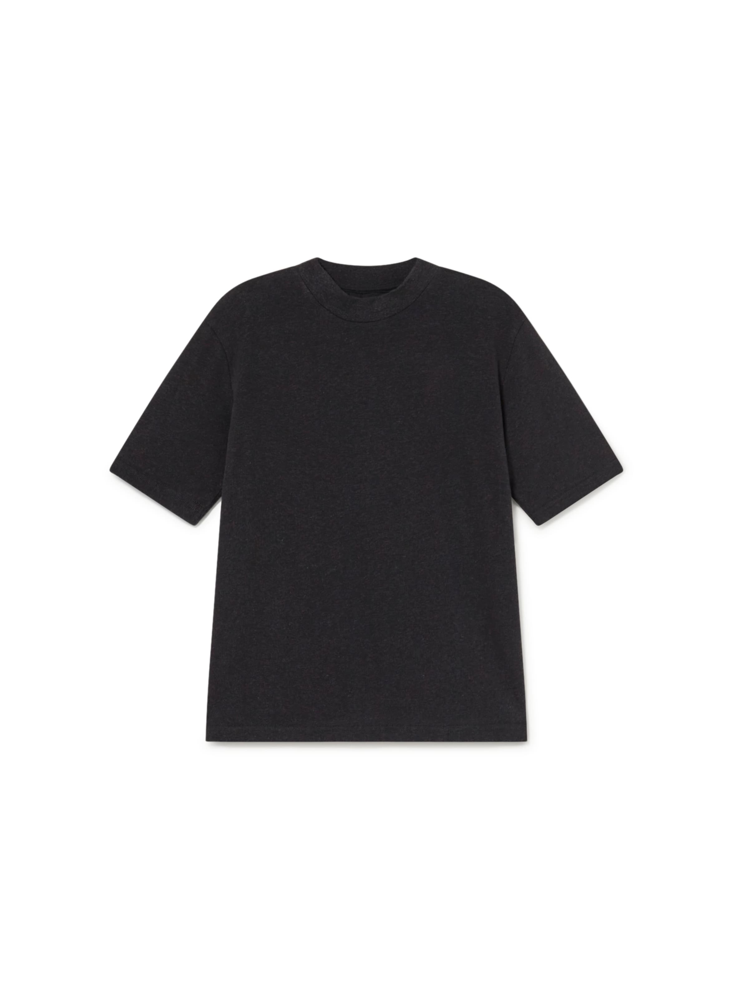 Maglietta 'HEMP AIDIN' di Thinking MU in nero: frontale