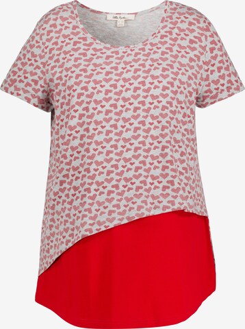 T-shirt Ulla Popken en rouge : devant