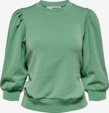 SELECTED FEMME Sweatshirt in Grün: predná strana