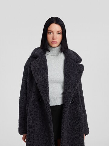 Bershka Between-seasons coat in Grey