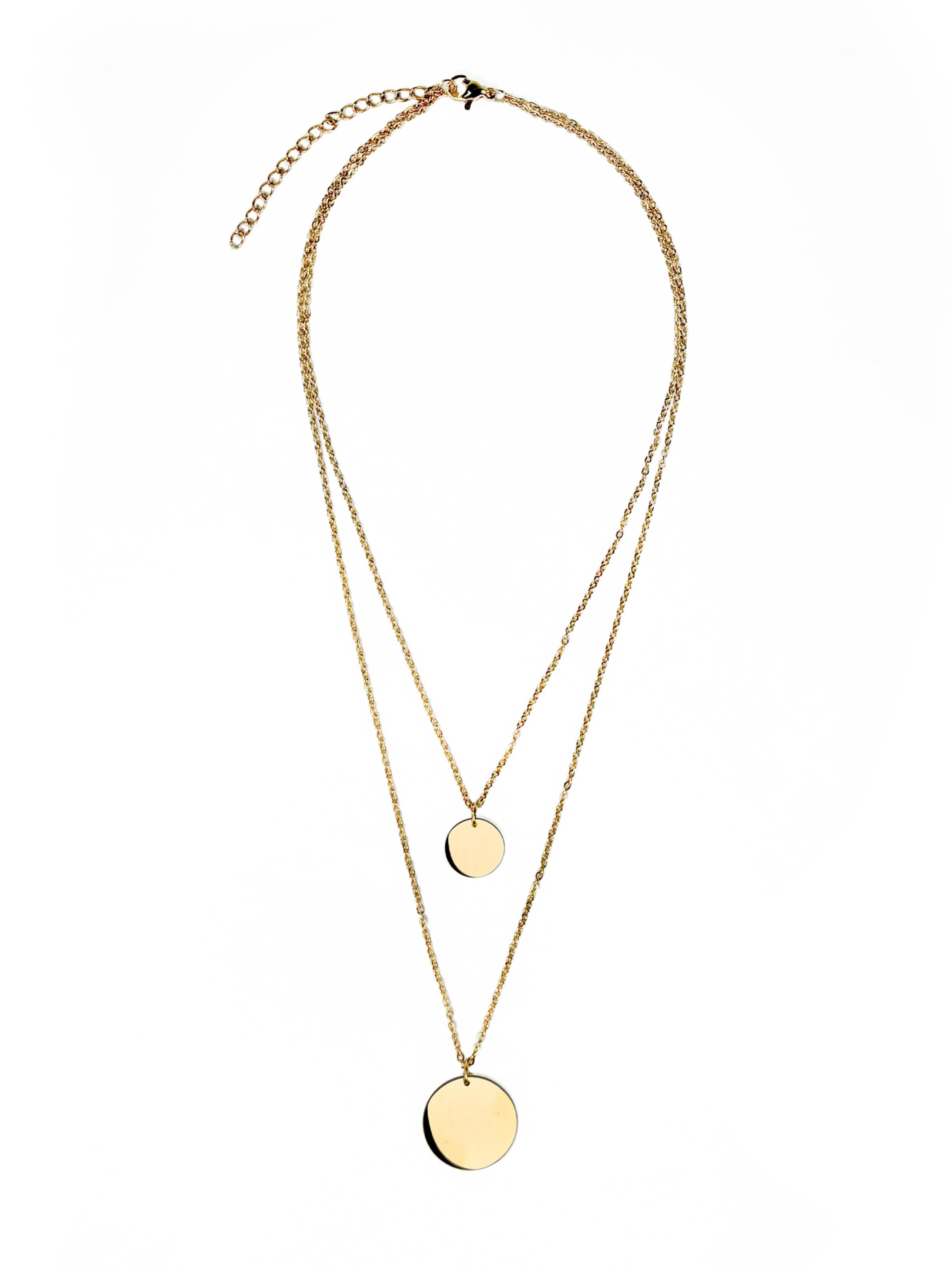 lePelou Necklace 'SERINA' in Gold: front