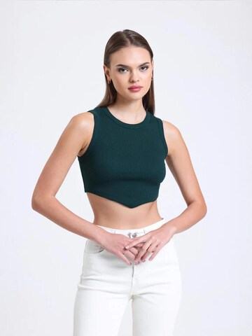 Hiccup Top in Groen: voorkant