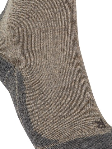FALKE Athletic Socks 'TK1 Adventure Wool' in Beige