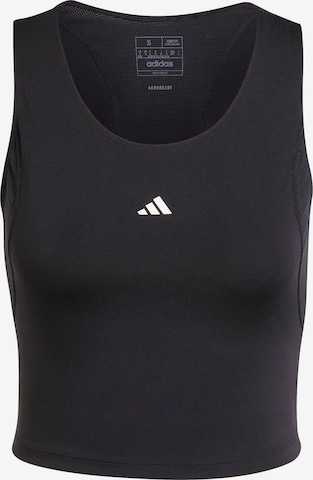 ADIDAS PERFORMANCE Sporttop in Schwarz: Vorderseite