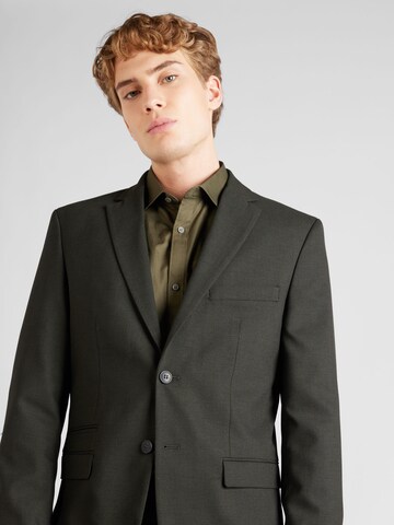 Coupe slim Costume 'NEIL' SELECTED HOMME en vert