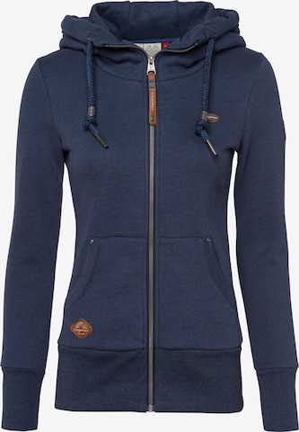 Ragwear Sweatjacke in Blau: Vorderseite