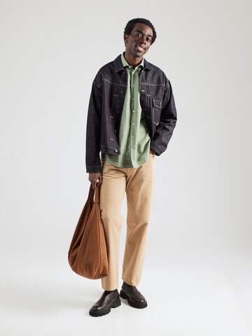 Bruun & Stengade - Ajuste regular Camisa 'Antonelli' en verde