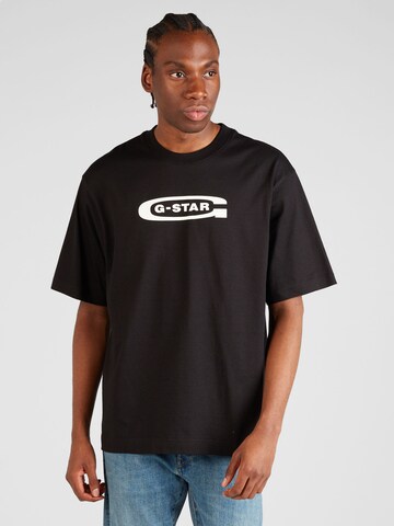 T-Shirt G-Star RAW en noir : devant