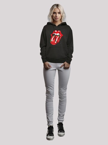 F4NT4STIC Zip-Up Hoodie 'The Rolling Stones' in Black