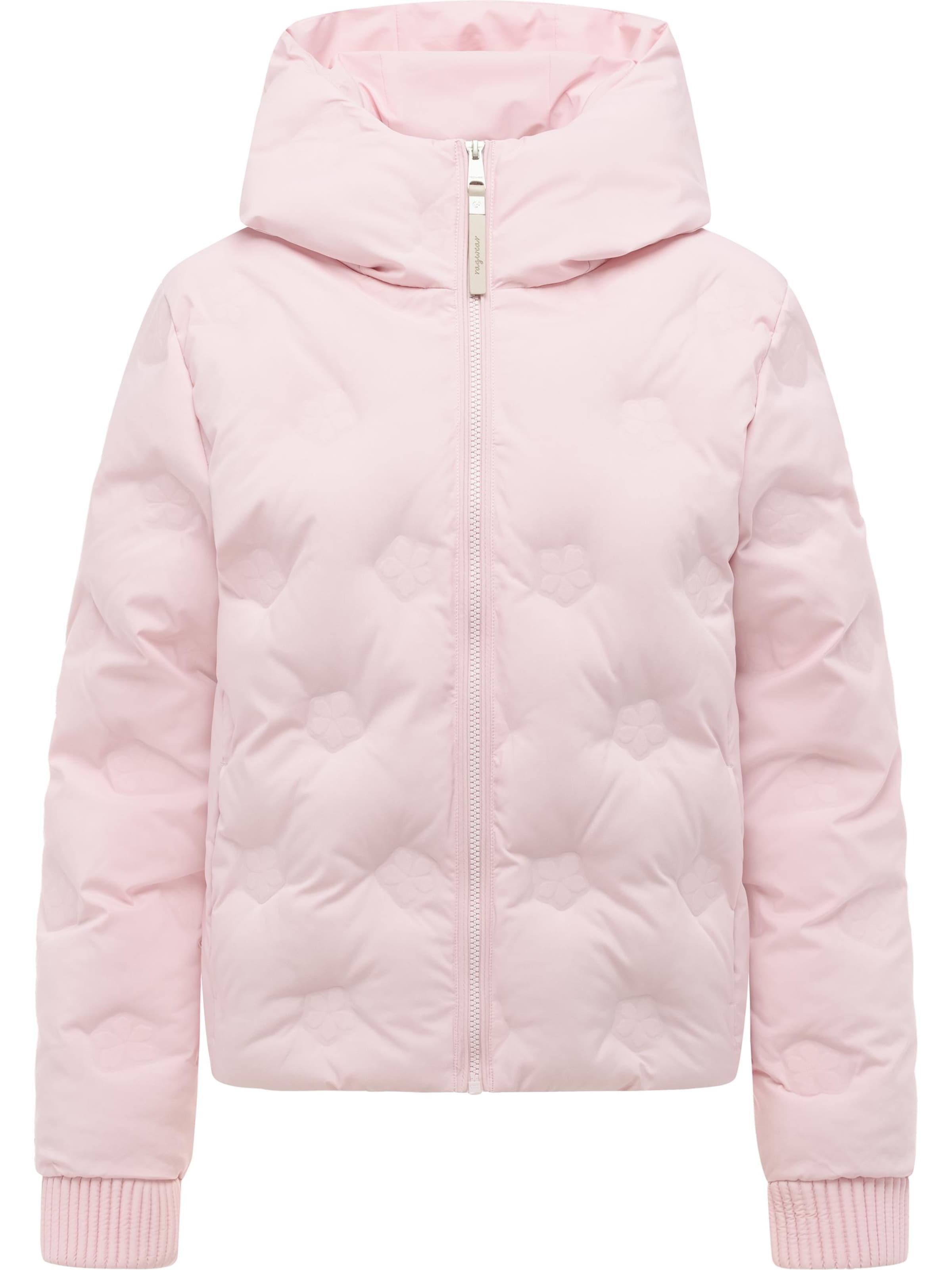 Ragwear Weatherproof jacket in Pink: front
