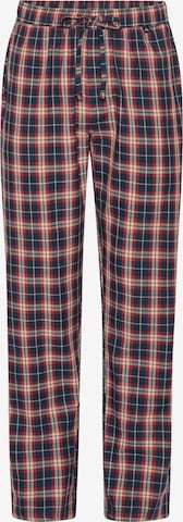 DANISH ENDURANCE Pajama pants in Red: front