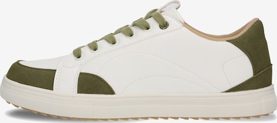 nae Vegan Shoes Låg sneaker 'Komo' i 36 i oliv / vit, Produktvy