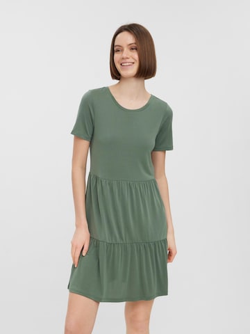 VERO MODA فستان 'FILLI CALIA' بلون أخضر: الأمام
