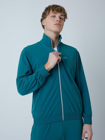 SPORTKIND Athletic Jacket 'Court' in Green: front