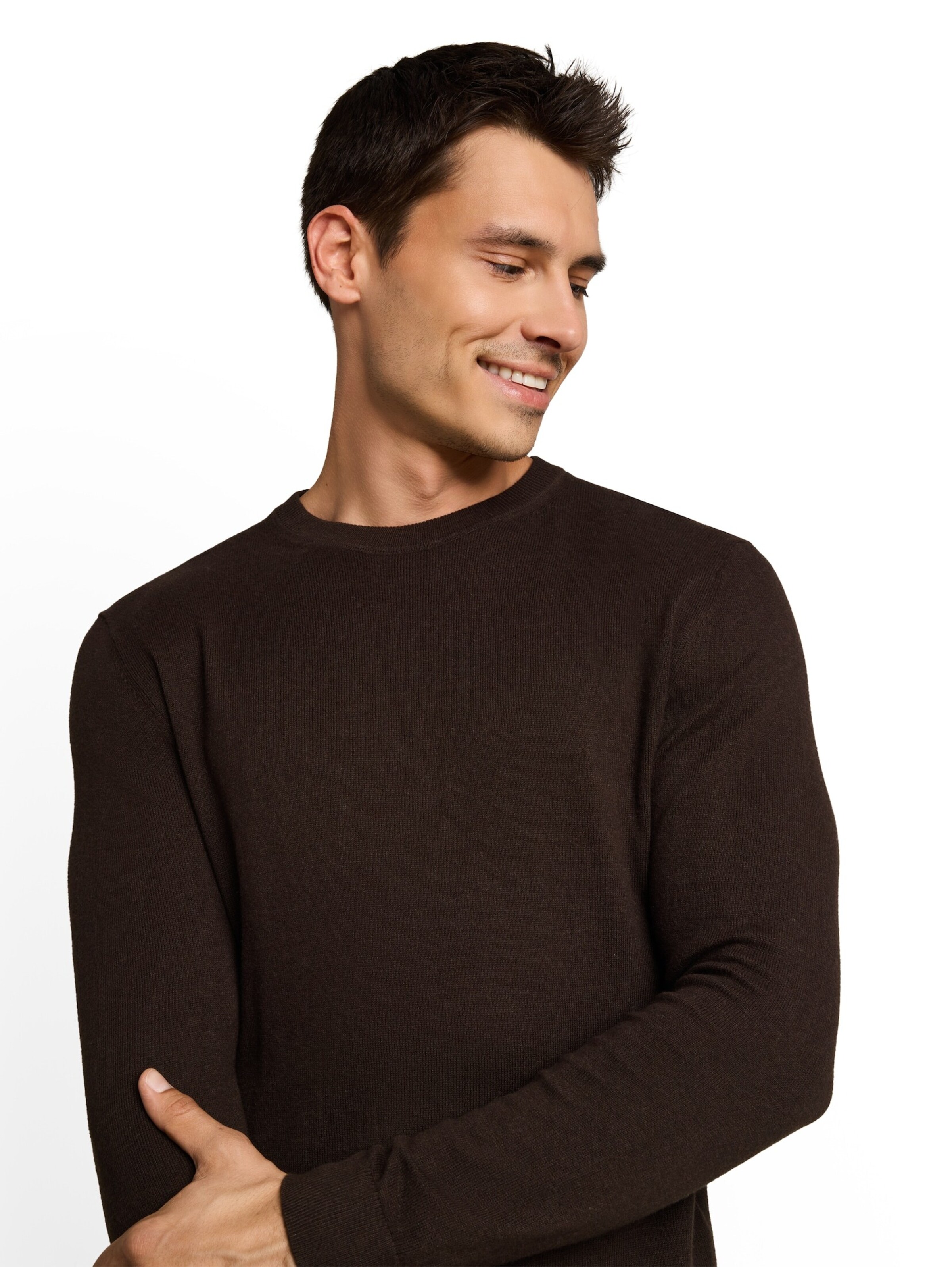 TOM TAILOR Pullover in Braun