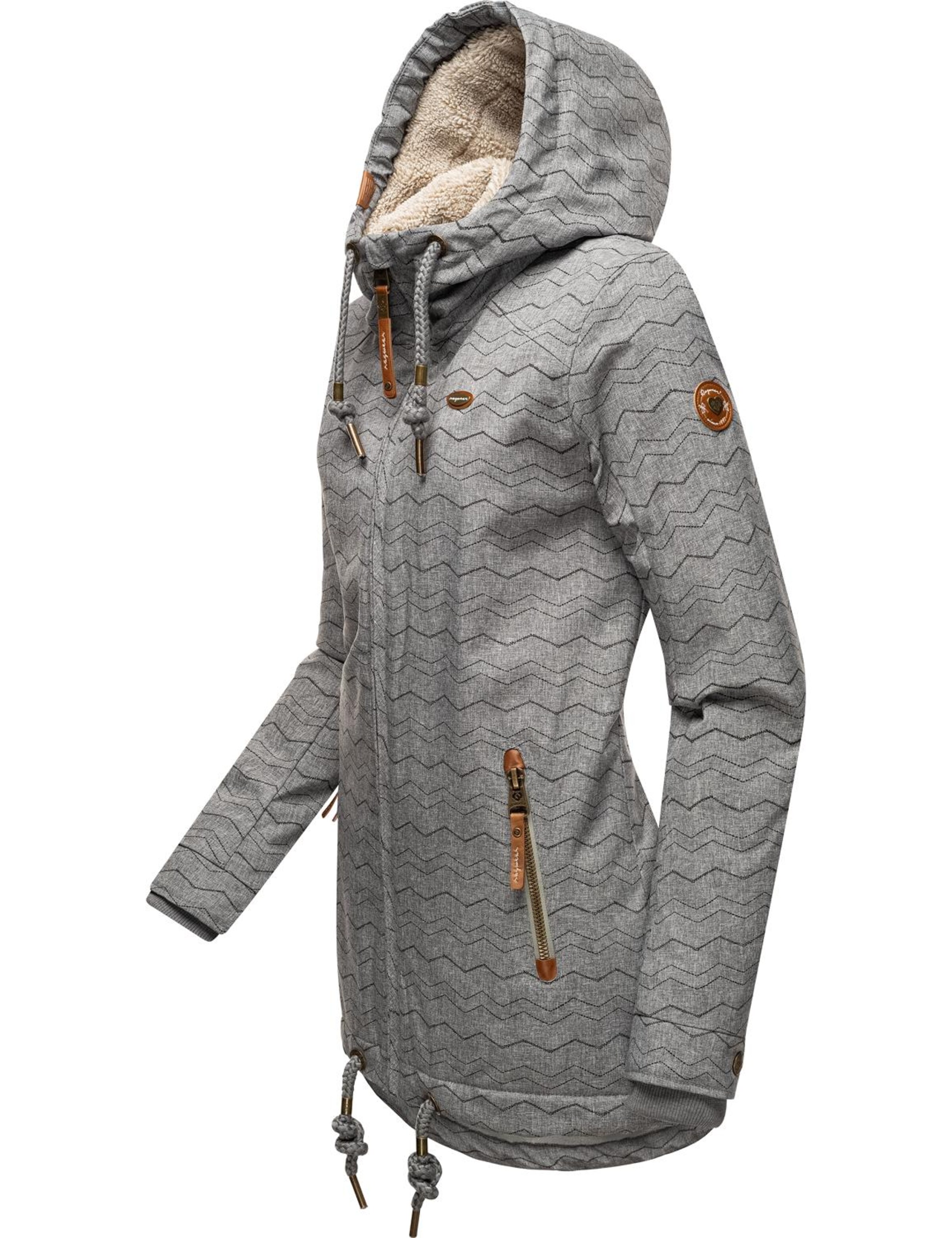 Ragwear Winterjas 'Zuzka' in Grijs